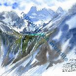 Lac blanc et grand pic de Belledonne